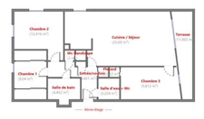 Appartement à vendre 4 pièces avec terrasse BAGNEUX (92)