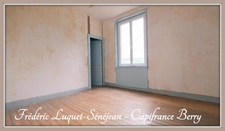 Maison avec jardin à vendre 4 pièces + grenier aménageable à SAINT FLORENT SUR CHER (18)