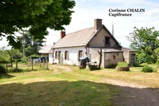 Longère for sale, 4 rooms, 75m2 on 1500m2 of land, LIERNOLLES (03)