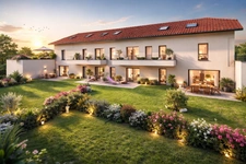 Appartement à vendre 2 pièces VIVIERS DU LAC (73) - 44,63 M2 en RDJ AVEC TERRASSE ET JARDIN, STATIONNEMENT