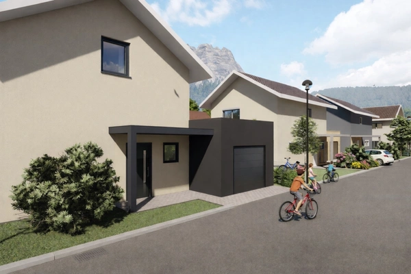 Maison mitoyenne à vendre 4 pièces PORTE DE SAVOIE (73) - 101, 53 M2 
