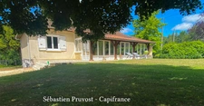 Maison plain-pied rénové à vendre 4 pièces SAINT PARDOUX LA RIVIERE (24), 4P, trois chambres , garage, pas de nuisances