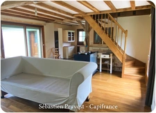 Maison à vendre 4 pièces JUMILHAC LE GRAND (24) Plain-pied 111m2, terrain 3479m2, garage 40m2, deux chambres et mezzanine