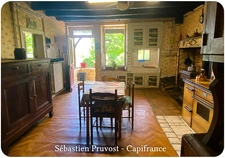Proche de BRANTOME (24)Fermette à vendre 62m2, Combles 90m2, Grange 140m2, Dépendance, Terrain 5835m2