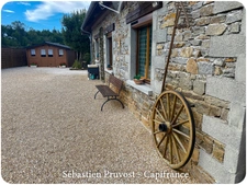 Maison à vendre 4 pièces PROCHE SAINT PARDOUX LA RIVIERE (24), 100m2 hab., terrain 2600m2 env dont 1320 avec Cu, 2 chambres 