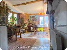 Maison à vendre 8 pièces BRANTOME (24) Immeuble de 400m2, rdc commercial, 4 chambres, studio, accès rivière, terrasse