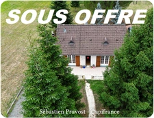 Maison à vendre 4 pièces SAINT PARDOUX LA RIVIERE (24), maison P3, terrain 2158m2, accès petit cours d'eau, 2 chambres