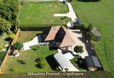 Maison à vendre 4 pièces PROCHE SAINT PARDOUX LA RIVIERE (24), 100m2 hab., terrain 2600m2 env dont 1320 avec Cu, 2 chambres 