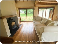 Maison à vendre 4 pièces JUMILHAC LE GRAND (24) Plain-pied 111m2, terrain 3479m2, garage 40m2, deux chambres et mezzanine