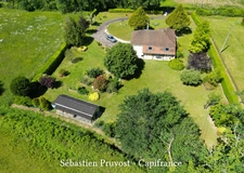 Maison plain-pied rénové à vendre 4 pièces SAINT PARDOUX LA RIVIERE (24), 4P, trois chambres , garage, pas de nuisances