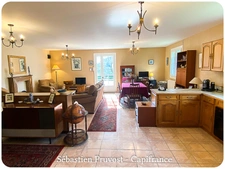 Maison à vendre 5 pièces SAINT PARDOUX LA RIVIERE (24), plain-pied 107m2, 3 chambres, deux garages, grand salon