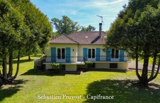 Maison plain-pied rénové à vendre 4 pièces SAINT PARDOUX LA RIVIERE (24), 4P, trois chambres , garage, pas de nuisances