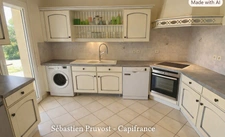 Maison Plain-pied 113.5m2+21.5m2 avec un gîte à vendre 4 pièces BRANTOME (24) - Garage, piscine chauffée 11x5 avec sa plage et carport - 
