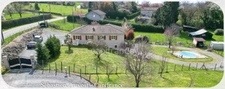 Dpt Dordogne (24), for sale near THIVIERS single storey on basement P8 of 177 m² - Land of 2142 m² - Independent Studio