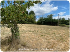 Terrain à vendre proche Thiviers 24800, 1587 m2 Cu en cours de demande et parcelle attenante de 500m2 supplémentaire