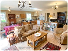 Maison à vendre 5 pièces SAINT PARDOUX LA RIVIERE (24), plain-pied 107m2, 3 chambres, garage double, grand salon