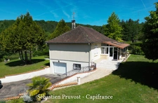 Maison plain-pied rénové à vendre 4 pièces SAINT PARDOUX LA RIVIERE (24), 4P, trois chambres , garage, pas de nuisances