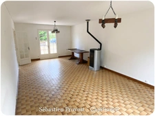 Maison à vendre 4 pièces SAINT PARDOUX LA RIVIERE (24), maison P3, terrain 2158m2, accès petit cours d'eau, 2 chambres