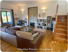 Maison à vendre 4 pièces PROCHE SAINT PARDOUX LA RIVIERE (24), 100m2 hab., terrain 2600m2 env dont 1320 avec Cu, 2 chambres 