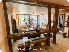 Maison à vendre 4 pièces SAINT PARDOUX LA RIVIERE (24), trois chambres, salle d'eau et salle de bain, garage, maison rénovée centre village