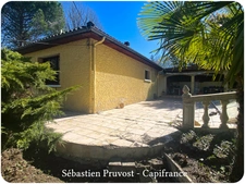 Maison de plain-pied à vendre 4 pièces CHANCELADE (24), trois chambres, terrain 2100m2