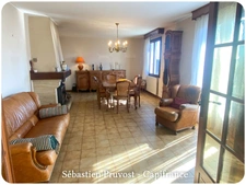 Maison à vendre 4 pièces NONTRON (24), Semi plain-pied, beau terrain clos 1845m2, sous-sol complet, secteur résidentiel.