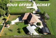 Maison à vendre 4 pièces PROCHE SAINT PARDOUX LA RIVIERE (24), 100m2 hab., terrain 2600m2 env dont 1320 avec Cu, 2 chambres 