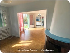 SAINT PARDOUX LA RIVIERE (24) Maison rénovée à vendre 6 pièces, 4 chambres, double distribution, garage, terrain 1241m2 