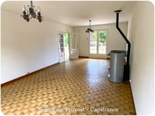 Maison à vendre 4 pièces SAINT PARDOUX LA RIVIERE (24), maison P3, terrain 2158m2, accès petit cours d'eau, 2 chambres