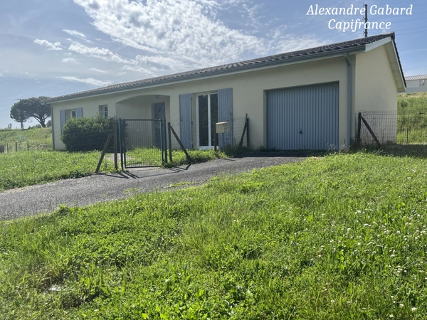 Maison de plain-pied - 3 chambres - Jardin - Garage