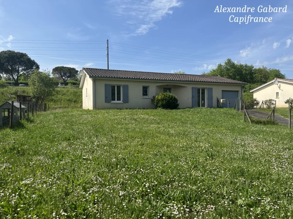 Maison de plain-pied - 3 chambres - Jardin - Garage