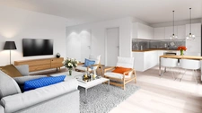 À vendre FAREINS (01) – Appartement T2 de 48 m² avec terrasse et jardinet
