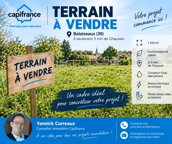 Terrain à bâtir – Balaiseaux
