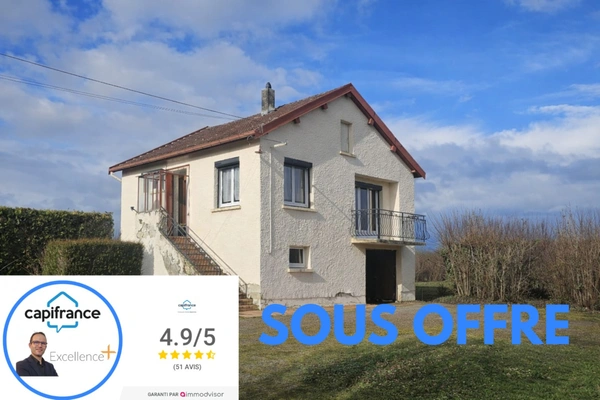 Maison à rénover à Petit-Noir – Calme et nature