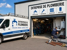 FONDS DE COMMERCE PLOMBERIE-CHAUFFAGE à saisir : équipe en place, forte notoriété et rentabilité