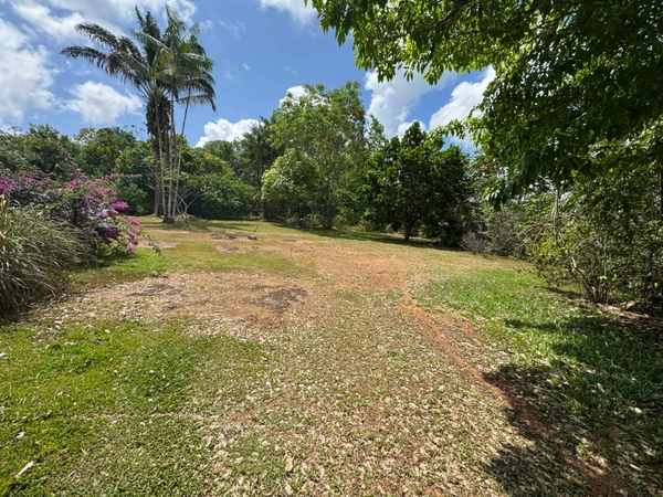 Magnifique parcelle de terrain contructible de 1800 m2 sur les hauts de La Chaumière à Matoury