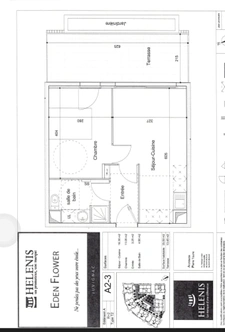 Appartement à vendre 2 pièces 35,50 m2 avec terrasse de 13,45 m2 JUVIGNAC (34) résidence de standing avec piscine