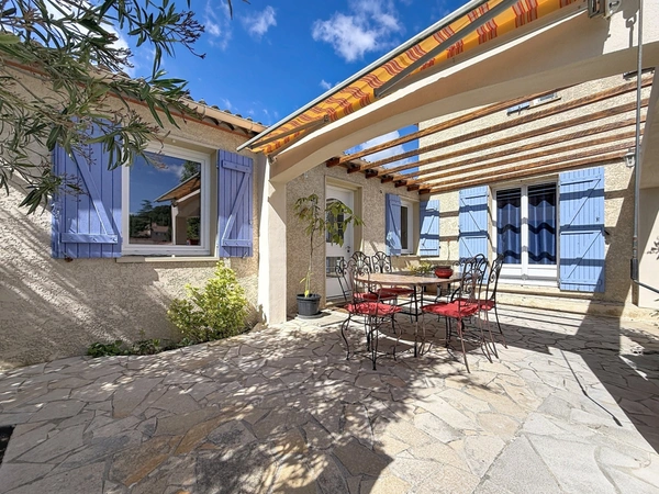 MURVIEL LES MONTPELLIER (34) - Maison familiale à vendre 7 pièces, 134 m2 - Grand terrain 1417 m2 arboré, clos avec piscine