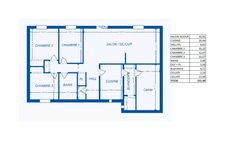 Maison de plain-pied à vendre 5 pièces MIRANDE (32) - 3 chambres - terrain 660 m²