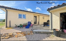 For sale in SARIAC MAGNOAC (65) Villa of 137 m² - 3 bedrooms - living room/kitchen - garage - cellar - land 4545 m²