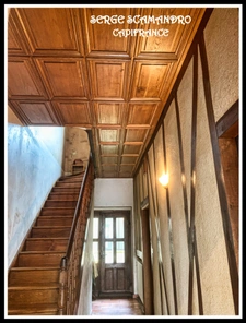 Dpt Gers (32), à vendre MASSEUBE maison de 4 chambres - salon - séjour et cour intérieure