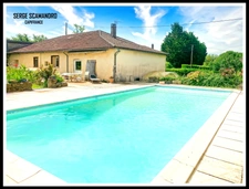 MIRANDE (32) maison à vendre 6 pièces - 4 chambres - piscine 11X5 - terrain 2515 m²