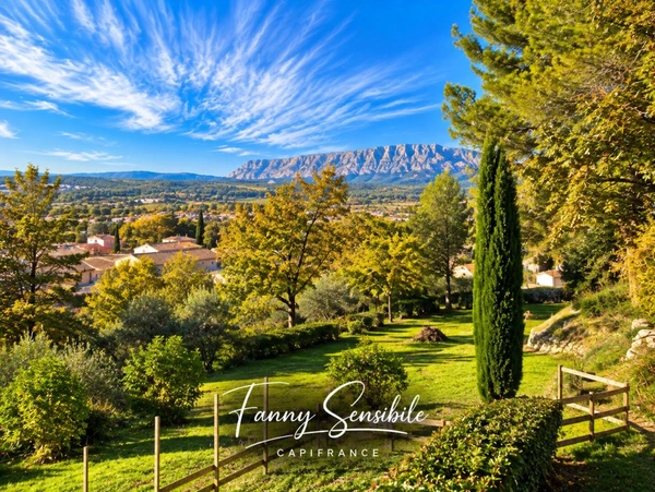 Plus qu'une maison, un cadre de vie exceptionnel face à la Sainte-Victoire.