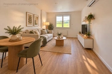 STUDIO RÉNOVÉ AVEC JARDINET PRIVATIF ET VUE SUR LES VIGNES