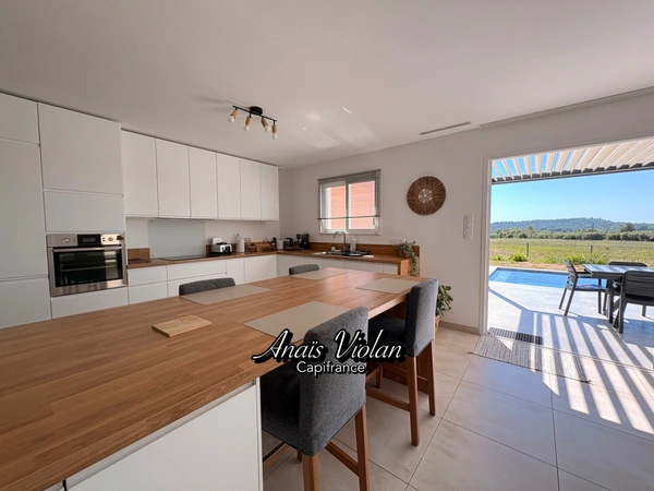 Maison individuelle à vendre 5 pièces avec terrasse et piscine SAINT BAUZILLE DE MONTMEL (34)
