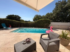 Maison individuelle à vendre 3 chambres, piscine, terrasse, garage, vue exceptionnelle, SAINTE CROIX DE QUINTILLARGUES (34)