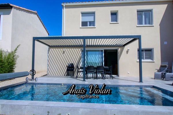 Maison individuelle à vendre 5 pièces avec terrasse et piscine SAINT BAUZILLE DE MONTMEL (34)