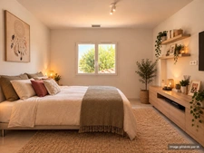 Villa contemporaine 134m2 avec 4 chambres, jardin, piscine et garage à Carnas (30260), entre Quissac et Sommières : LUMIÈRE, CALME ET ART DE VIVRE