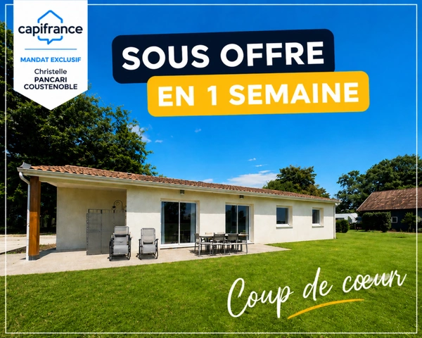Maison à vendre 4 pièces proche de PEYREHORADE (40)
