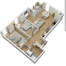 **Quartier Mare au Clerc** Le Havre Bel appartement T3 avec balcon et parking, exposition Ouest